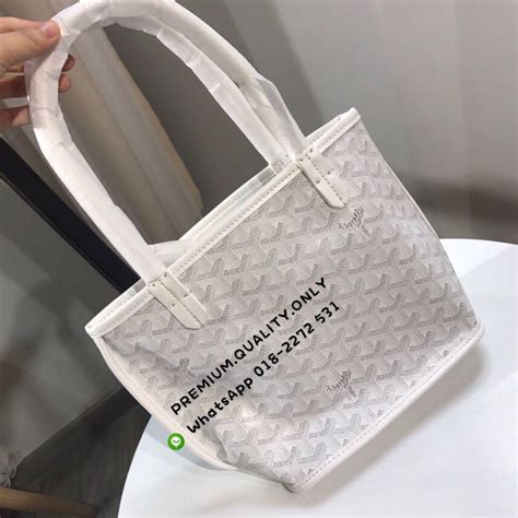 goyard white tote bag|Mehr.